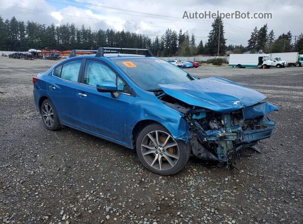 4S3GKAU62J3613461 2018 SUBARU IMPREZA Blue Przód prawy