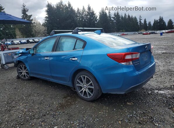 4S3GKAU62J3613461 2018 SUBARU IMPREZA Blue Tył lewy