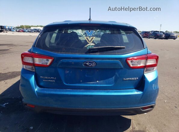 4S3GTAA64K3739324 2019 SUBARU IMPREZA Синий Вид сзади