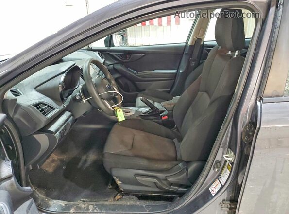 4S3GTAA64K3755345 2019 SUBARU IMPREZA Gray Vista interior delantera