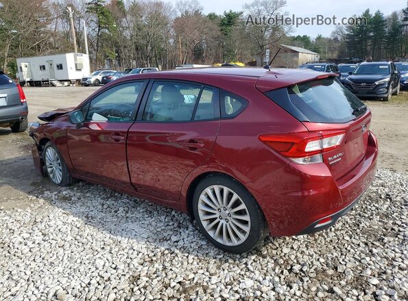 4S3GTAA68H3704780 2017 SUBARU IMPREZA Red Задня ліва чверть