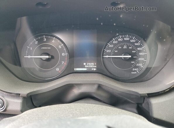 4S3GTAB61L3721430 2020 SUBARU IMPREZA Белый Вид щитка приборов