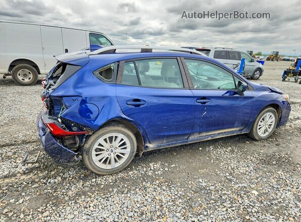 4S3GTAB64H3723129 2017 SUBARU IMPREZA Синий Задняя правая четверть