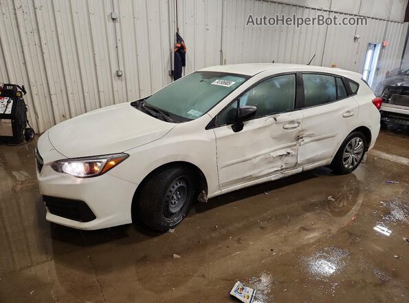 4S3GTAB64L3703147 2020 SUBARU IMPREZA Белый Передняя левая четверть