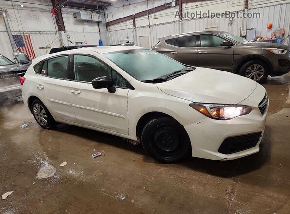 4S3GTAB64L3703147 2020 SUBARU IMPREZA Белый Передняя правая четверть