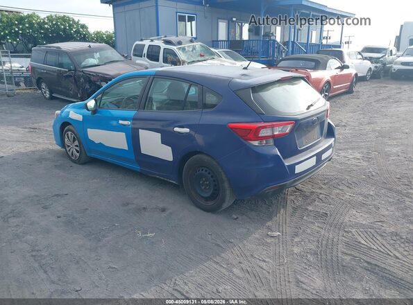 4S3GTAB66K3746418 2019 SUBARU IMPREZA Синий Задняя левая четверть