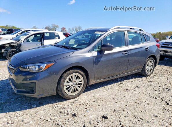 4S3GTAB6XJ3742368 2018 SUBARU IMPREZA Серый Передняя левая четверть