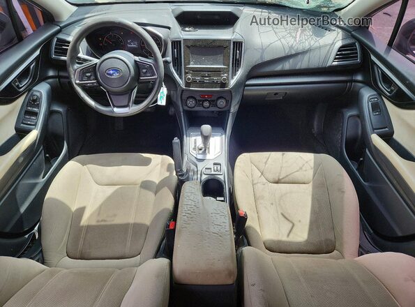 4S3GTAC64K3741510 2019 SUBARU IMPREZA White Widok deski rozdzielczej