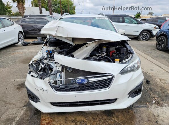 4S3GTAC64K3741510 2019 SUBARU IMPREZA White Widok z przodu