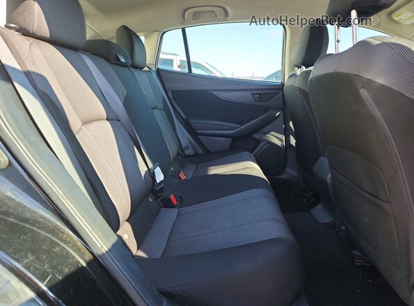 4S3GTAC67K3761265 2019 SUBARU IMPREZA Black Vista de los asientos traseros