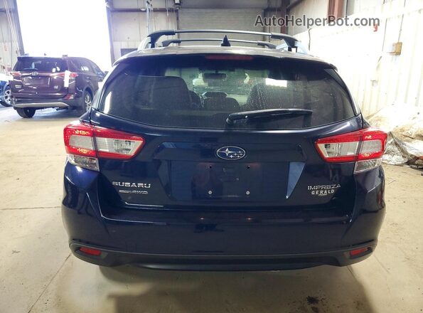 4S3GTAD60K3709961 2019 SUBARU IMPREZA Синий Вид сзади