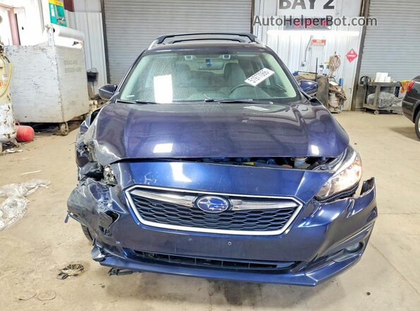 4S3GTAD60K3709961 2019 SUBARU IMPREZA Синий Вид спереди