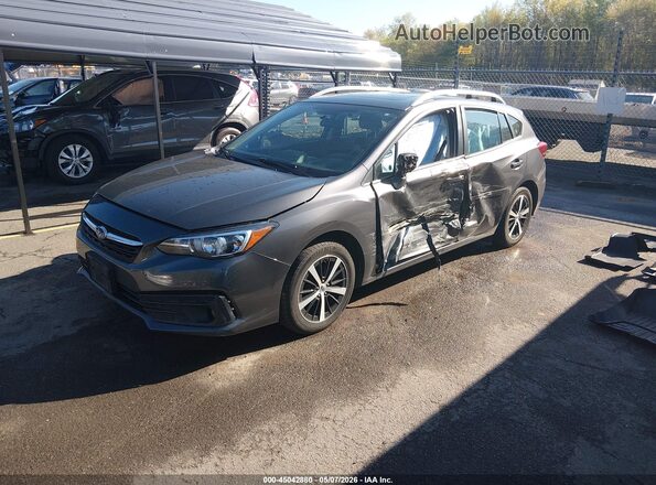 4S3GTAD60L3713672 2020 SUBARU IMPREZA Серый Передняя левая четверть
