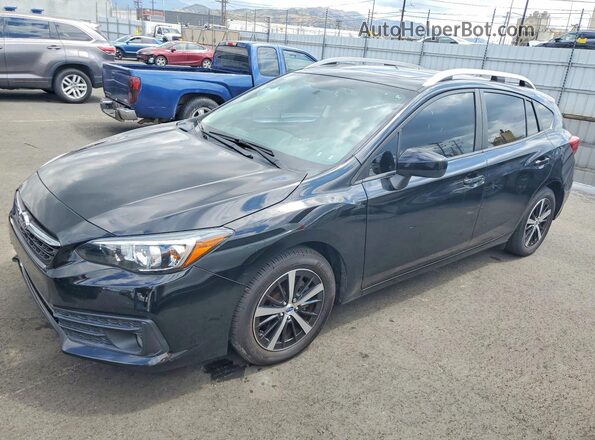 4S3GTAD60N3709155 2022 SUBARU IMPREZA Черный Передняя левая четверть