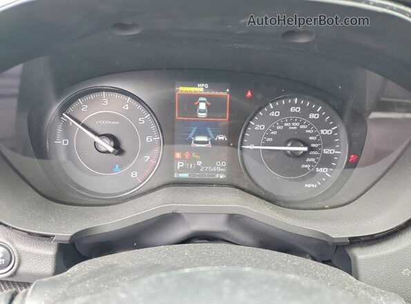 4S3GTAD60N3709155 2022 SUBARU IMPREZA Черный Вид щитка приборов
