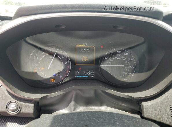 4S3GTAD65H3722097 2017 SUBARU IMPREZA White Вид щитка приладів