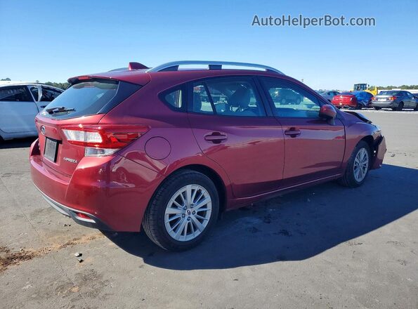 4S3GTAD65J3720386 2018 SUBARU IMPREZA Красный Задняя правая четверть