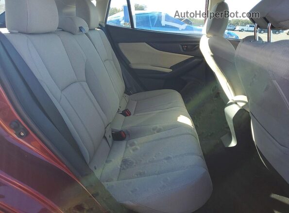 4S3GTAD65J3720386 2018 SUBARU IMPREZA Красный Вид задних сидений