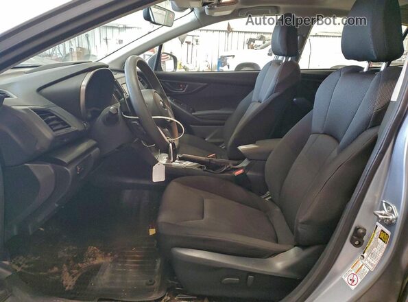 4S3GTAD65L3711254 2020 SUBARU IMPREZA Серебряный Вид салона спереди