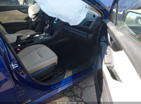 4S3GTAD65P3713317 2023 SUBARU IMPREZA Blue Вид салону спереду
