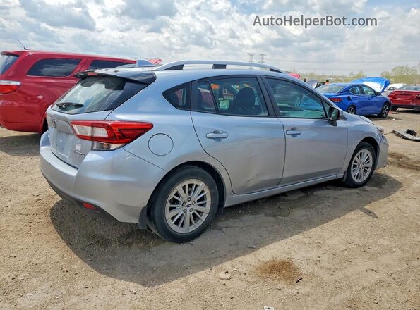 4S3GTAD67J3723967 2018 SUBARU IMPREZA Серебряный Задняя правая четверть