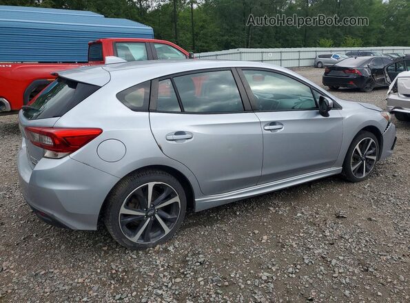 4S3GTAJ61L1725166 2020 SUBARU IMPREZA Серебряный Задняя правая четверть
