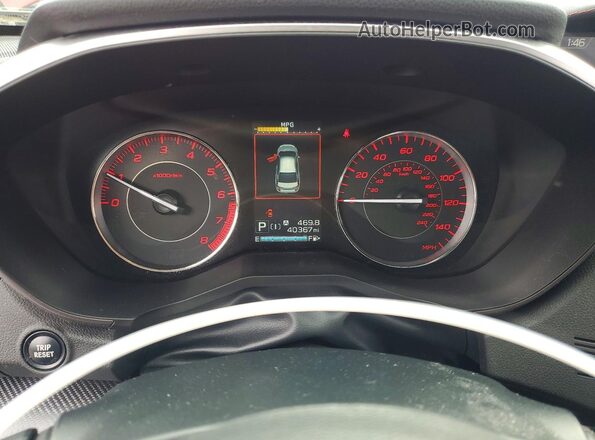 4S3GTAL60L3725337 2020 SUBARU IMPREZA Red Vista del cuadro de instrumentos