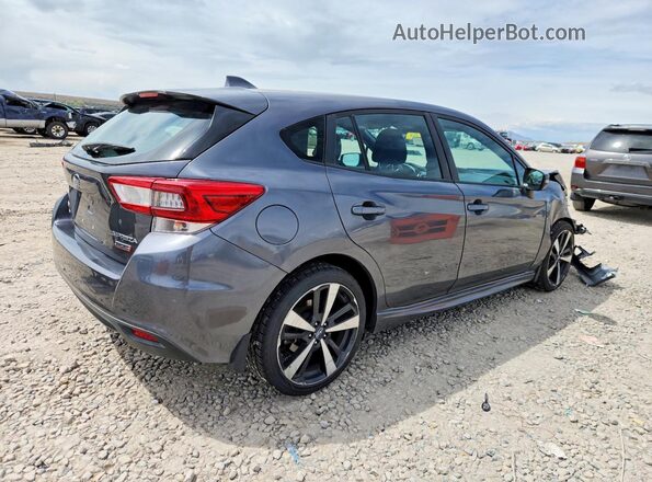 4S3GTAM63K3753792 2019 SUBARU IMPREZA Charcoal Trasero derecho