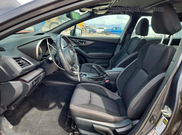 4S3GTAM63K3753792 2019 SUBARU IMPREZA Charcoal Vista interior delantera
