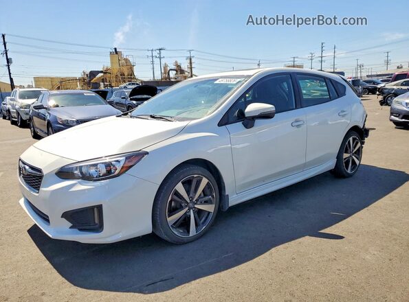 4S3GTAM64K3732207 2019 SUBARU IMPREZA Белый Передняя левая четверть