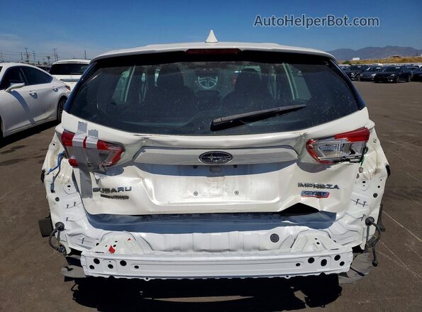4S3GTAM64K3732207 2019 SUBARU IMPREZA Белый Вид сзади