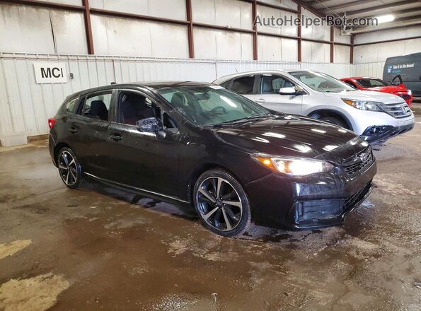 4S3GTAM64P3711011 2023 SUBARU IMPREZA Черный Передняя правая четверть