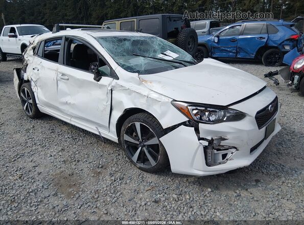 4S3GTAM6XK3709059 2019 SUBARU IMPREZA Белый Передняя правая четверть