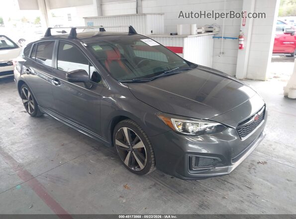 4S3GTAM6XK3741591 2019 SUBARU IMPREZA Gray Przód prawy