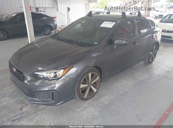 4S3GTAM6XK3741591 2019 SUBARU IMPREZA Gray Przód lewy