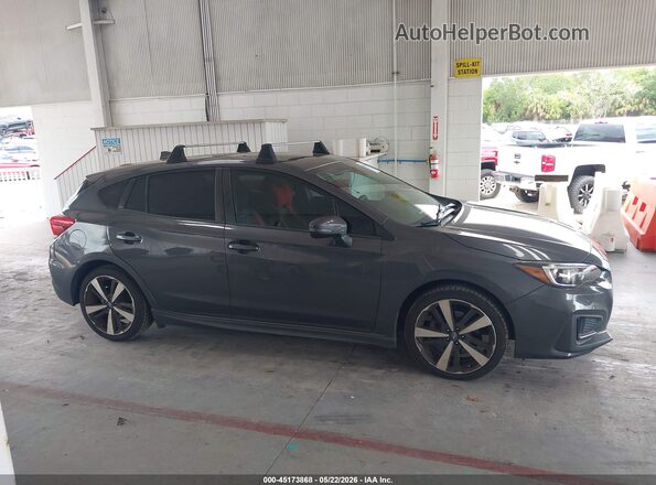 4S3GTAM6XK3741591 2019 SUBARU IMPREZA Gray Widok wnętrza z tyłu