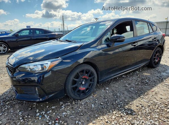 4S3GTAM6XN3711852 2022 SUBARU IMPREZA Черный Передняя левая четверть