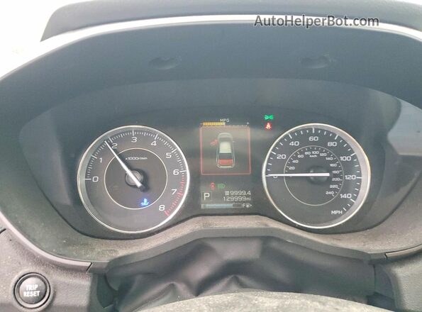 4S3GTAT67J3702165 2018 SUBARU IMPREZA Белый Вид щитка приборов