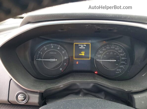 4S3GTAV65P3709606 2023 SUBARU IMPREZA Белый Вид щитка приборов
