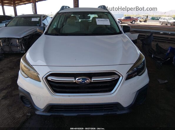 4S4BSAAC0J3244051 2018 SUBARU OUTBACK Белый Вид щитка приборов