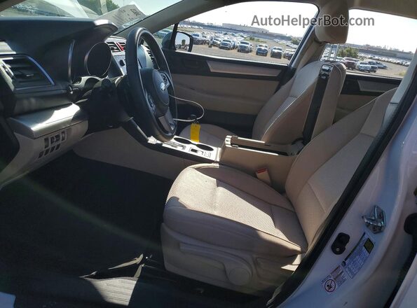 4S4BSAAC1G3307909 2016 SUBARU OUTBACK Белый Вид салона спереди