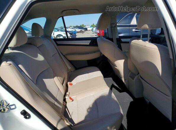 4S4BSAAC1G3307909 2016 SUBARU OUTBACK Белый Вид задних сидений