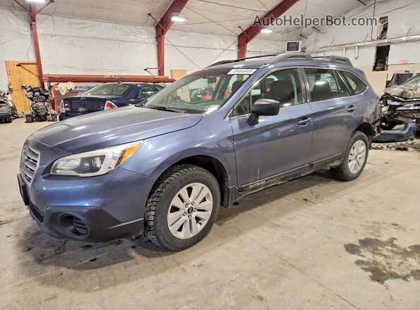 4S4BSAAC3H3415630 2017 SUBARU OUTBACK Синий Передняя левая четверть