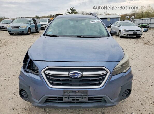 4S4BSAAC3J3247185 2018 SUBARU OUTBACK Синий Вид спереди
