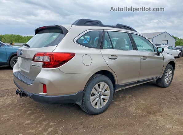4S4BSAAC4H3341716 2017 SUBARU OUTBACK Gold Trasero derecho