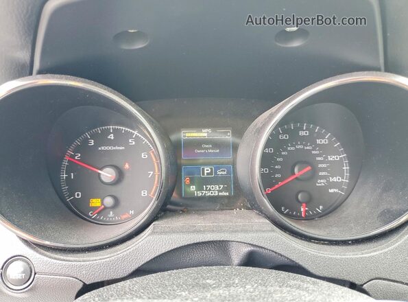 4S4BSAAC4H3341716 2017 SUBARU OUTBACK Gold Vista del cuadro de instrumentos
