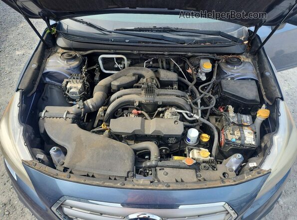 4S4BSAAC4H3355552 2017 SUBARU OUTBACK Blue Widok komory silnika