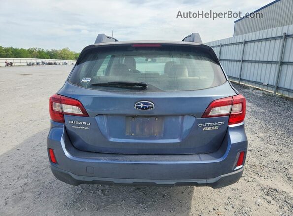 4S4BSAAC4H3355552 2017 SUBARU OUTBACK Blue Widok z tyłu
