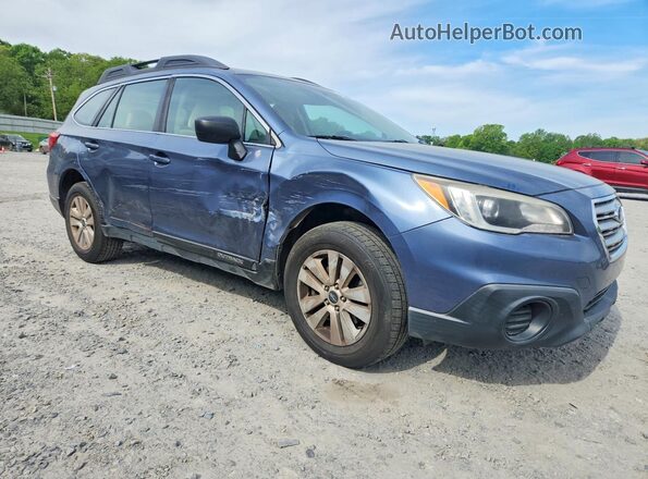 4S4BSAAC4H3355552 2017 SUBARU OUTBACK Blue Przód prawy