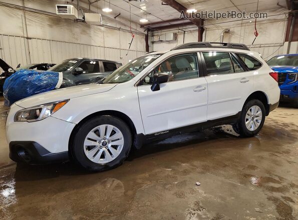 4S4BSAAC4H3441203 2017 SUBARU OUTBACK Белый Передняя левая четверть